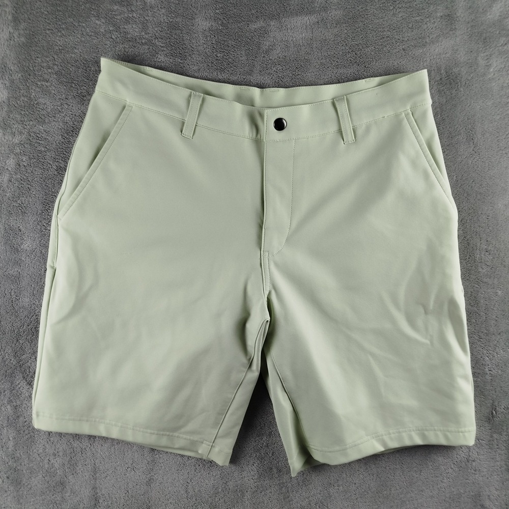 State and Liberty Athletic Shorts 33 Mens Mint Green 9" in Performance Stretch